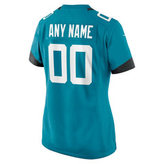Jacksonville Jaguars Women's Custom Team Jersey - Teal - Nike