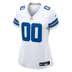 Dallas Cowboys Women's Custom Game Jersey - White - Nike