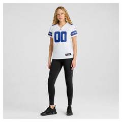 Dallas Cowboys Women's Custom Game Jersey - White - Nike