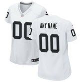 Las Vegas Raiders Women's Custom Game Jersey - White - Nike