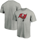 Tampa Bay Buccaneers Primary Logo T-Shirt - Heather Gray - NFL