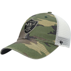 Las Vegas Raiders '47 Branson Trucker Clean Up Hat - Camo - 47 brand