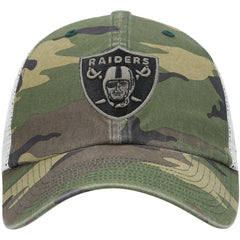Las Vegas Raiders '47 Branson Trucker Clean Up Hat - Camo - 47 brand