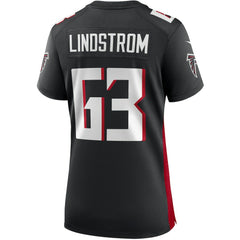 Chris Lindstrom Atlanta Falcons Women's Game Jersey - Black - Nike