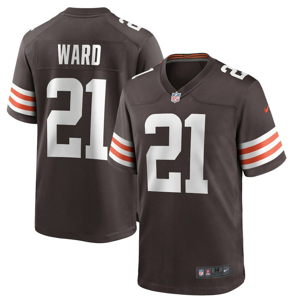 Denzel Ward Cleveland Browns Player Game Jersey - Brown - Nike