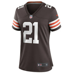 Denzel Ward Cleveland Browns Women's Player Game Jersey - Brown - Nike