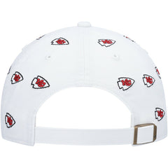 Kansas City Chiefs '47 Women's Confetti Clean Up Adjustable Hat - White - 47 brand