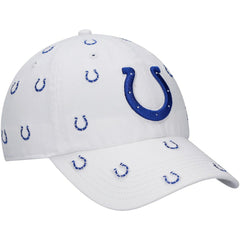 Indianapolis Colts '47 Women's Confetti Clean Up Adjustable Hat - White - 47 brand