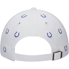 Indianapolis Colts '47 Women's Confetti Clean Up Adjustable Hat - White - 47 brand