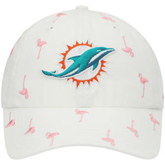 Miami Dolphins '47 Women's Confetti Clean Up Adjustable Hat - White - 47 brand