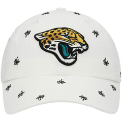 Jacksonville Jaguars '47 Women's Confetti Clean Up Adjustable Hat - White - 47 brand