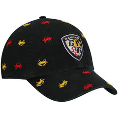 Baltimore Ravens '47 Women's Confetti Clean Up Adjustable Hat - Black - 47 brand