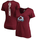 Nathan MacKinnon Colorado Avalanche Women's Playmaker V-Neck T-Shirt - Garnet | NHL discount