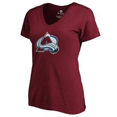 Nathan MacKinnon Colorado Avalanche Women's Playmaker V-Neck T-Shirt - Garnet | NHL discount