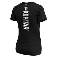 Anze Kopitar Los Angeles Kings Women's Playmaker V-Neck T-Shirt - Black | NHL discount