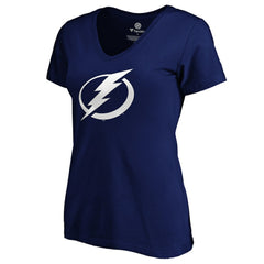 Nikita Kucherov Tampa Bay Lightning Women's Playmaker V-Neck T-Shirt - Royal | NHL Lifestyle
