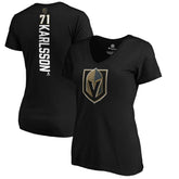 William Karlsson Vegas Golden Knights Women's Playmaker V-Neck T-Shirt - Black | NHL online