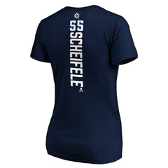 Mark Scheifele Winnipeg Jets Women's Playmaker V-Neck T-Shirt - Navy | NHL online