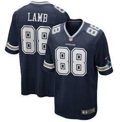 CeeDee Lamb Dallas Cowboys Game Jersey - Navy - Nike