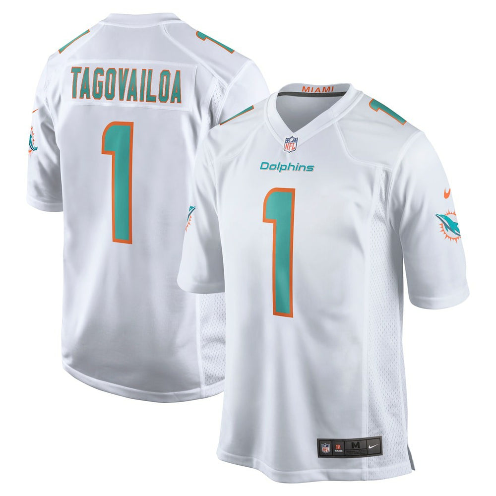 Tua Tagovailoa Miami Dolphins Game Jersey - White - Nike