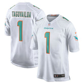 Tua Tagovailoa Miami Dolphins Game Jersey - White - Nike
