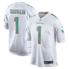 Tua Tagovailoa Miami Dolphins Game Jersey - White - Nike