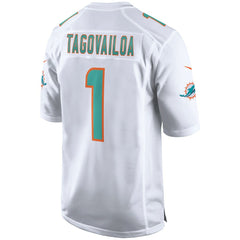 Tua Tagovailoa Miami Dolphins Game Jersey - White - Nike