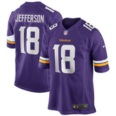 Justin Jefferson Minnesota Vikings Game Jersey - Purple - Nike