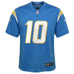 Justin Herbert Los Angeles Chargers Youth Game Jersey - Powder Blue - Nike