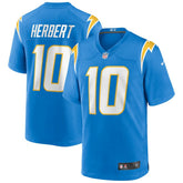 Justin Herbert Los Angeles Chargers Player Game Jersey - Powder Blue - Nike