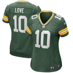 Jordan Love Green Bay Packers Women's Game Jersey - Green - Nike