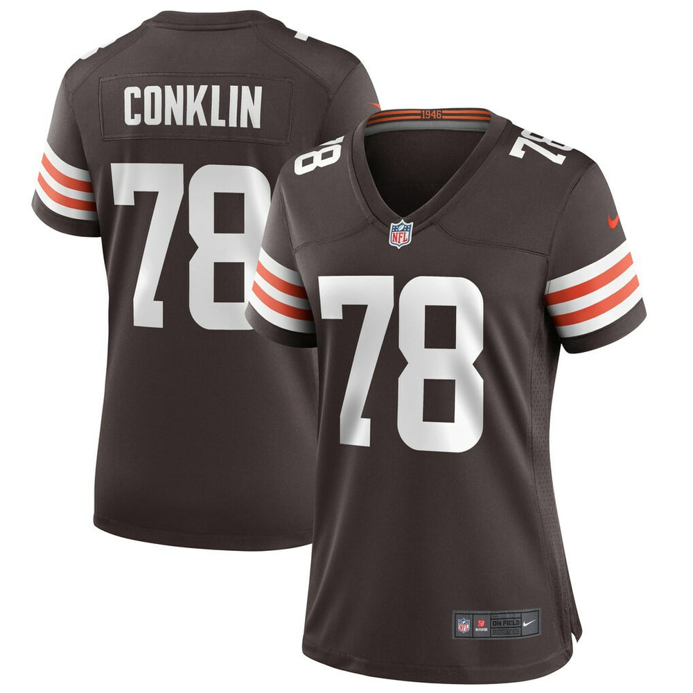 Jack Conklin Cleveland Browns Women's Player Game Jersey - Brown - Nike