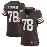 Jack Conklin Cleveland Browns Women's Player Game Jersey - Brown - Nike