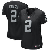 Daniel Carlson Las Vegas Raiders Women's Player Game Jersey - Black - Nike