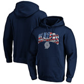 Portland Trail Blazers Banner Wave Pullover Hoodie Navy