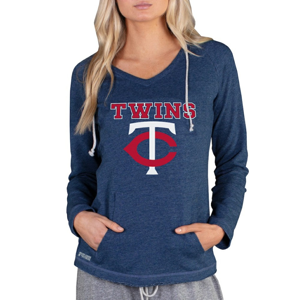 Minnesota Twins Concepts Sport Women's Mainstream Terry Long Sleeve Hoodie Top Near Me