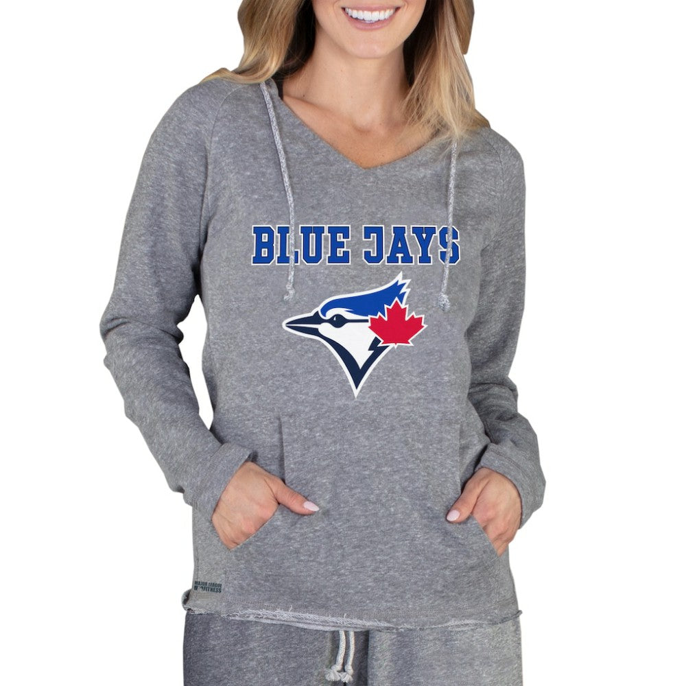 Toronto Blue Jays Concepts Sport Women's Mainstream Terry Long Sleeve Hoodie Top for sale