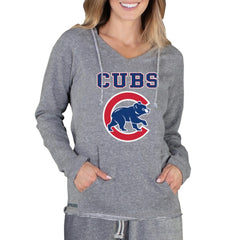 Chicago Cubs Concepts Sport Women's Mainstream Terry Long Sleeve Hoodie Top Outlet