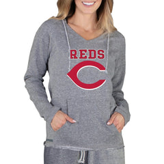 Cincinnati Reds Concepts Sport Women's Mainstream Terry Long Sleeve Hoodie Top Outlet