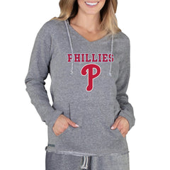 Philadelphia Phillies Concepts Sport Women's Mainstream Terry Long Sleeve Hoodie Top Sale