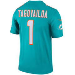 Tua Tagovailoa Miami Dolphins Legend Player Performance Top - Aqua - Nike