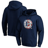 Boston Bruins Banner Wave Logo Pullover Hoodie - Navy | NHL Clearance