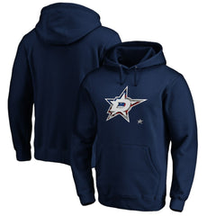Dallas Stars Banner Wave Logo Pullover Hoodie - Navy | NHL online