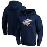 Minnesota Wild Banner Wave Logo Pullover Hoodie - Navy | NHL sale