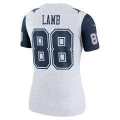 CeeDee Lamb Dallas Cowboys Women's Legend Player Performance Top - White - Nike