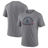 Houston Rockets Team Freedom Tri-Blend T-Shirt Gray