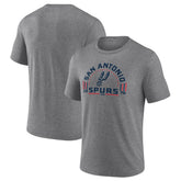 San Antonio Spurs Team Freedom Tri-Blend T-Shirt Gray