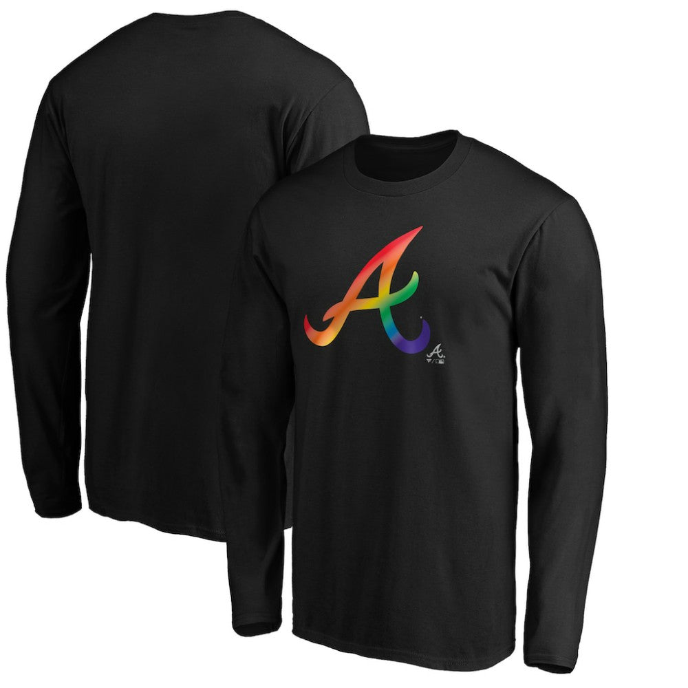 Atlanta Braves Team Pride Logo Long Sleeve T-Shirt Sale