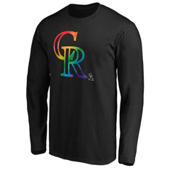 Colorado Rockies Team Pride Logo Long Sleeve T-Shirt Outlet