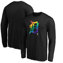 Detroit Tigers Team Pride Logo Long Sleeve T-Shirt Online